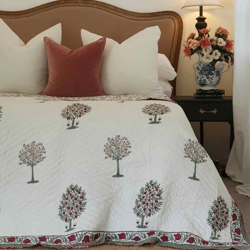 ANOKHI PRINT KING Size Bedsheet, Bedding Bedcover, cotton orders washable linen, Straight bedlinen, cotton bedsheet, Handmade quilts, blockprinted